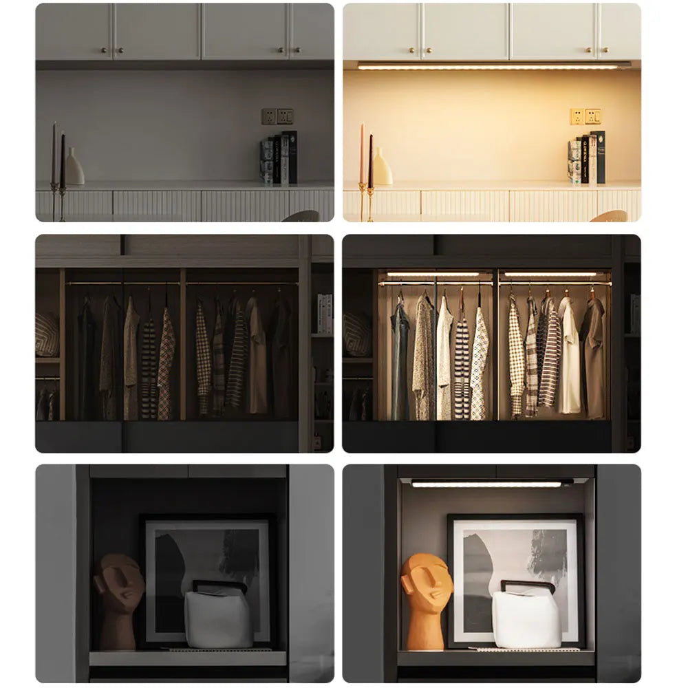 Illuminate Your Space with Ease: The 3-Color Wireless Under Cabinet Light