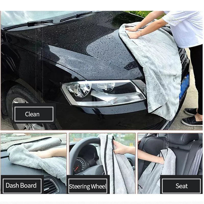 Microfiber Car Wash Towel: Effortless Drying & Superior Shine