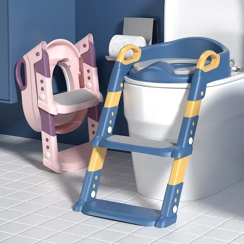 Stair Style Children's Toilet, Grow-With-Me Comfort!!