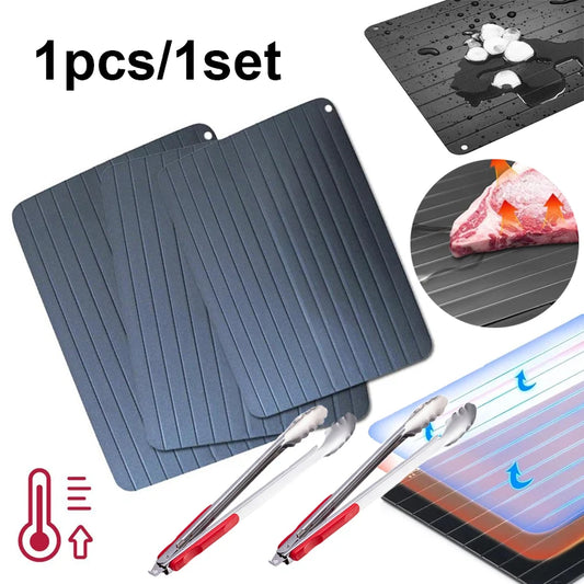 1-Pc Insulated Tray for Thawing, Fresh Food, Faster!!