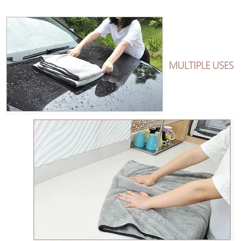 Microfiber Car Wash Towel: Effortless Drying & Superior Shine